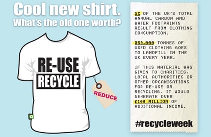 Defras infographic highlights the scale of carbon and water footprints of clothing